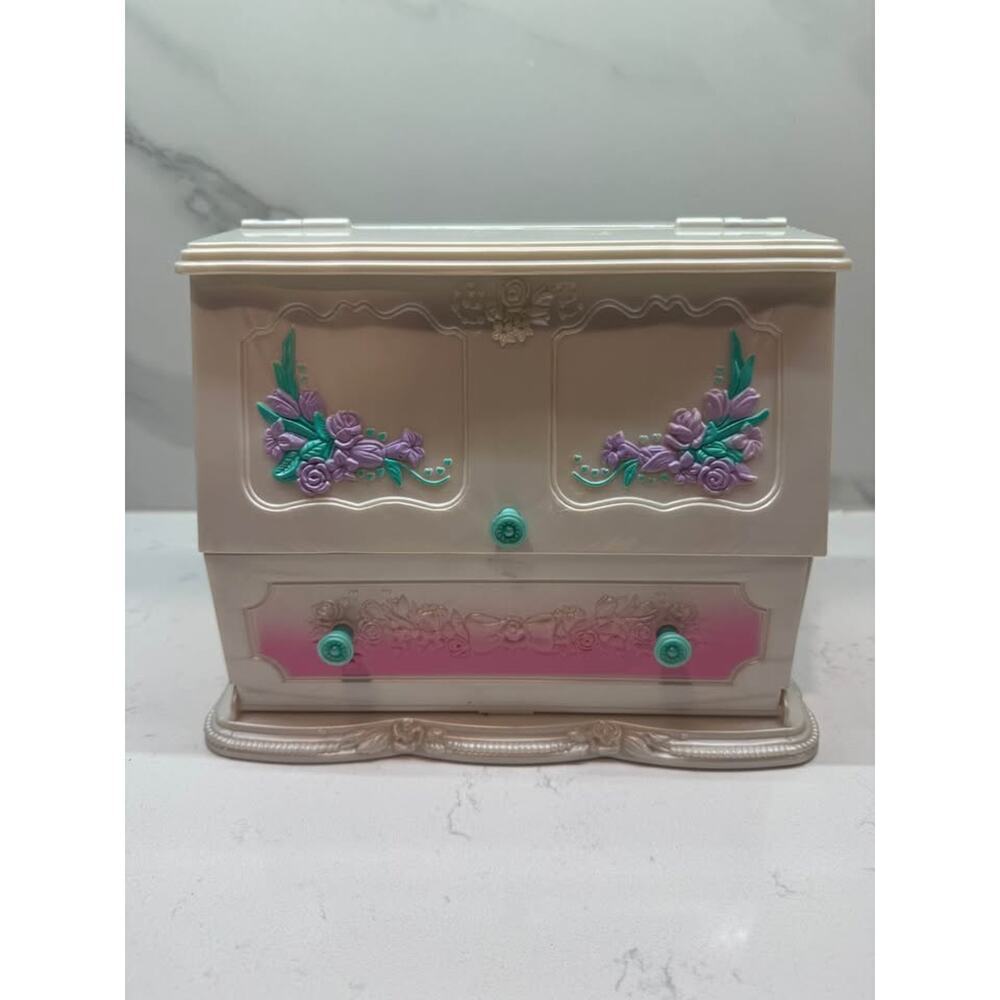 Vintage Kenner 1993 Fairy Winkles Secret Treasure Jewelry Box Playset